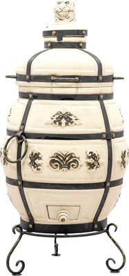 Тандыр Технокерамика Александр с откидной крышкой (560мм) - фото