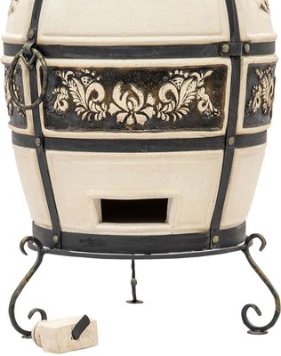 Тандыр Технокерамика Казачий с откидной крышкой (590мм)