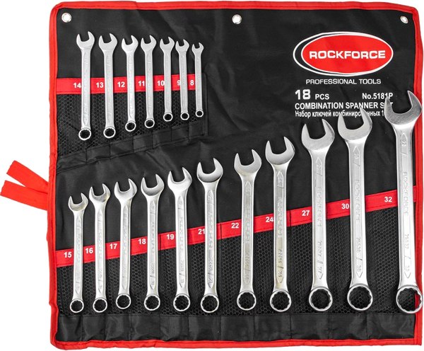 Набор ключей RockForce RF-5181P - фото