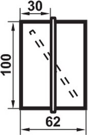 Соединитель воздуховода Семь ветров С обратным клапаном 100мм / 1111