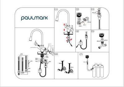 Смеситель Paulmark La214212-SBG