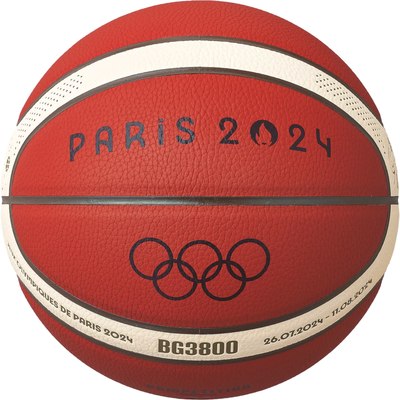 Баскетбольный мяч Molten B7G3800-2-S4F Paris 2024 / B7G38002S4F - фото