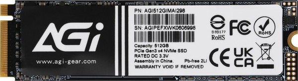 SSD диск AGI AI298 512GB (AGI512GIMAI298) - фото