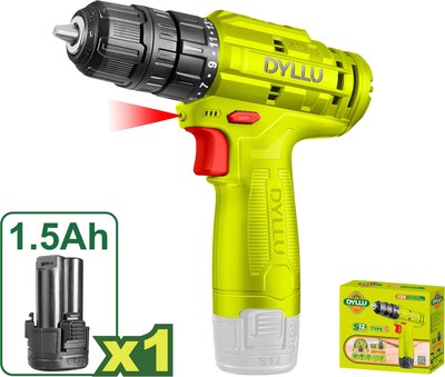 Аккумуляторная дрель-шуруповерт DYLLU DTCDS510 - фото