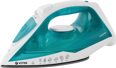 Утюг Vitek VT-8336 (белый/бирюзовый) - фото
