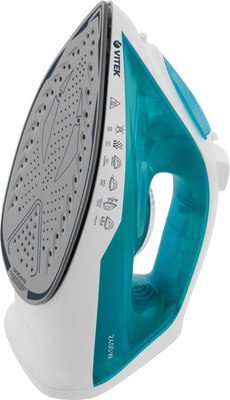 Утюг Vitek VT-8336 (белый/бирюзовый)