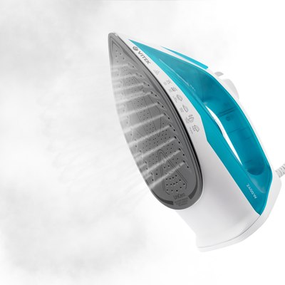 Утюг Vitek VT-8336 (белый/бирюзовый)