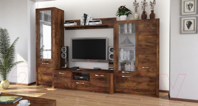 Шкаф с витриной MySTAR Вирджиния 100.1785