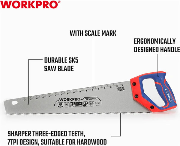 Ножовка Workpro WP215006