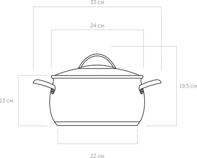 Кастрюля Nadoba Linda 796011