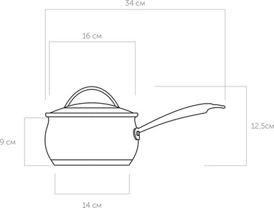 Ковш Nadoba Linda 796014