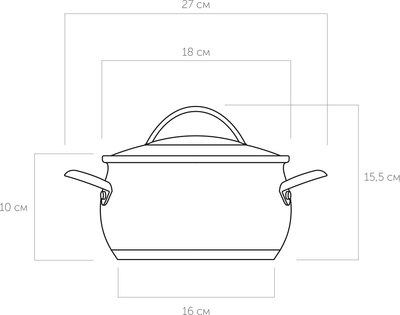 Кастрюля Nadoba Linda 796013