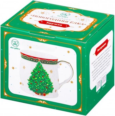 Кружка Elan Gallery Новогодняя елка / 420685