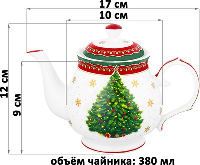 Заварочный чайник Elan Gallery Новогодняя елка / 420690