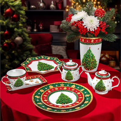 Заварочный чайник Elan Gallery Новогодняя елка / 420691