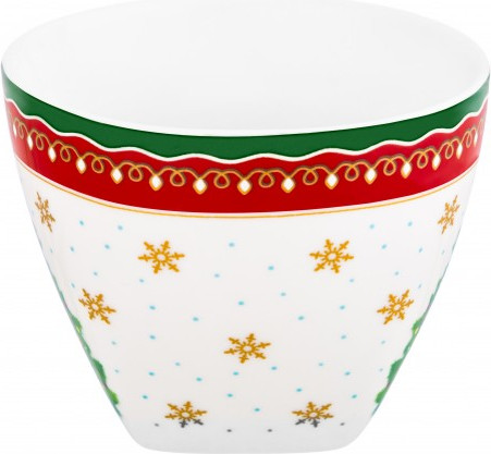 Чашка с блюдцем Elan Gallery Новогодняя елка / 420697