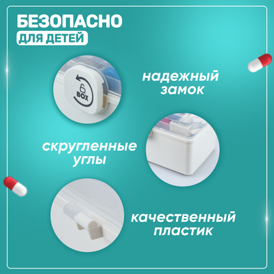 Органайзер для хранения Solmax&Home Аптечка / SM97224