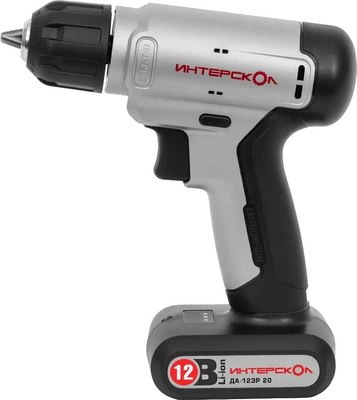 Аккумуляторная дрель-шуруповерт Интерскол ДА-12ЭР - фото