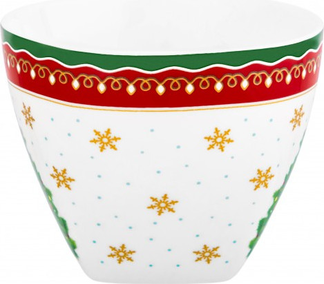 Чашка с блюдцем Elan Gallery Новогодняя елка / 420733