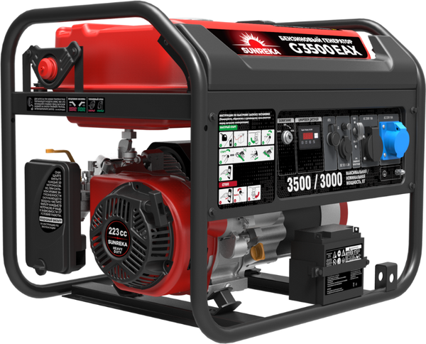 Бензиновый генератор SUNREKA G3500EAX - фото