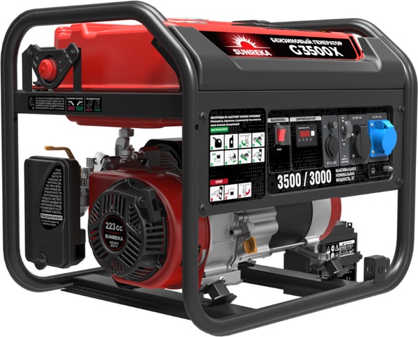 Бензиновый генератор SUNREKA G3500X - фото