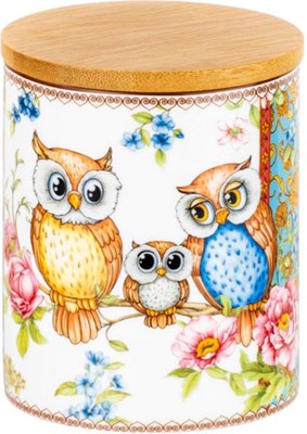 Емкость для хранения Elan Gallery Совушки / 420660 - фото