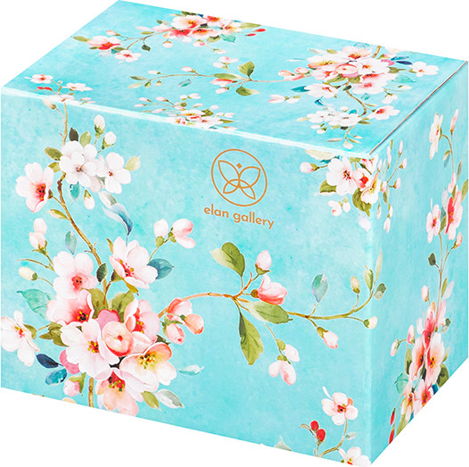 Заварочный чайник Elan Gallery Яблоневый цвет на голубом / 420571