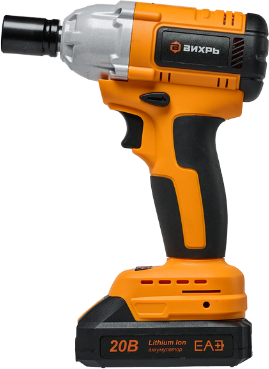 Аккумуляторный гайковерт Вихрь АГ-300/20Li (72/24/4)