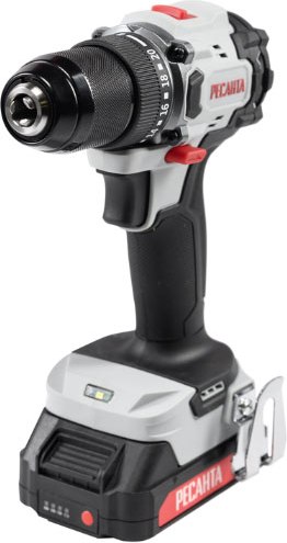Аккумуляторная дрель-шуруповерт Ресанта ДА-20-2ЛК-БП (75/14/15) - фото
