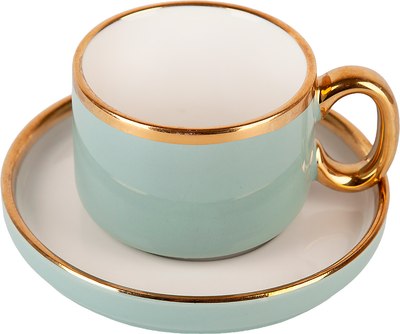 Чашка с блюдцем Nouvelle Royal line.Mint / 1731008