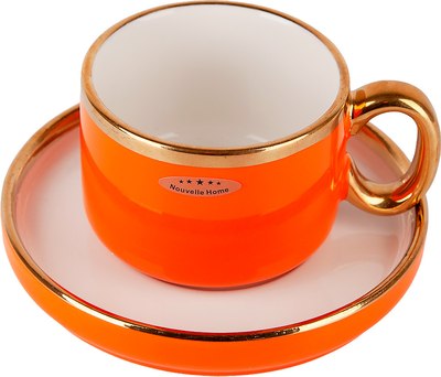 Чашка с блюдцем Nouvelle Royal line. Orange / 1731016