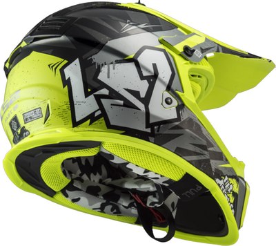 Мотошлем LS2 MX437 Fast 2 Mini Crusher