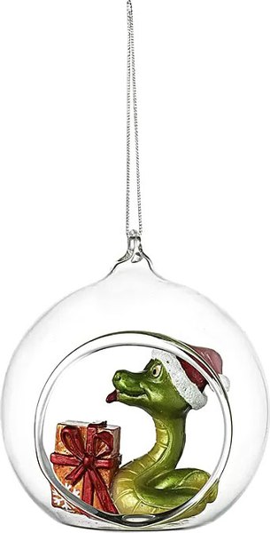 Елочная игрушка Tkano New Year Essential Festive Snake / TK24-NY_DEC0002 - фото