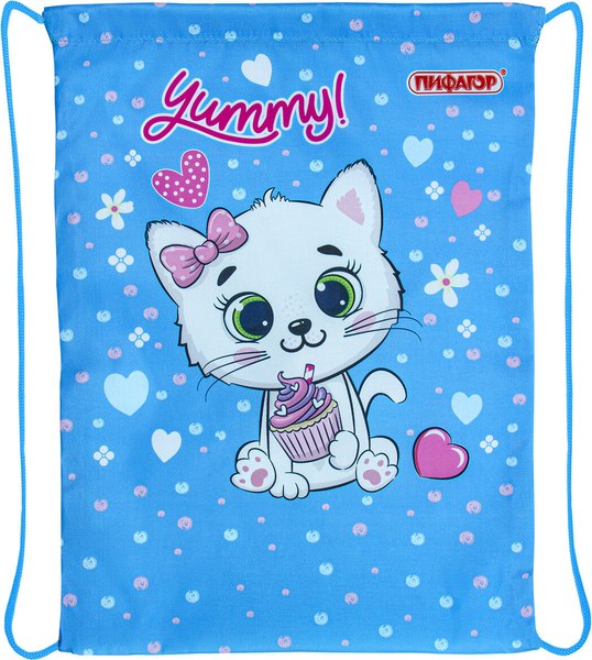 Мешок для обуви Пифагор Yummy Cupcake / 271603