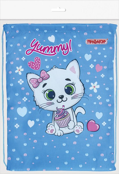 Мешок для обуви Пифагор Yummy Cupcake / 271603