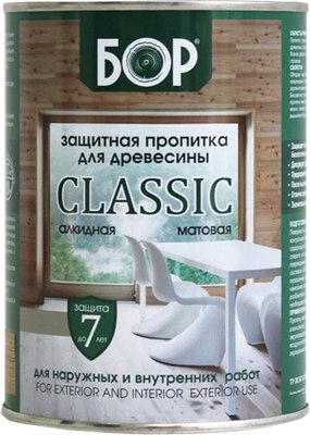 Пропитка для дерева БОР Classic - фото