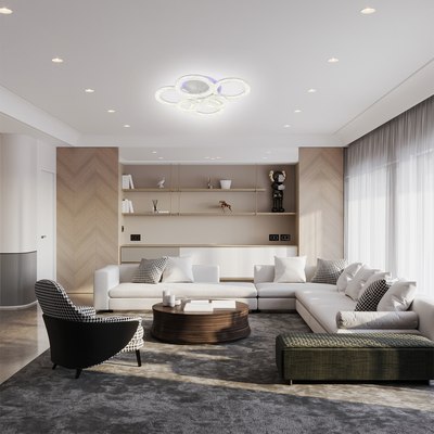 Люстра ESCADA 10296/6LED BL (белый)