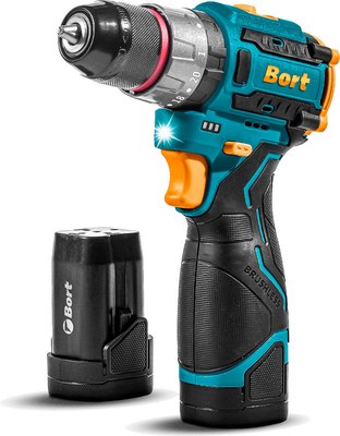 Аккумуляторная дрель-шуруповерт Bort BAB-16U 2x2А.ч (93414882) - фото