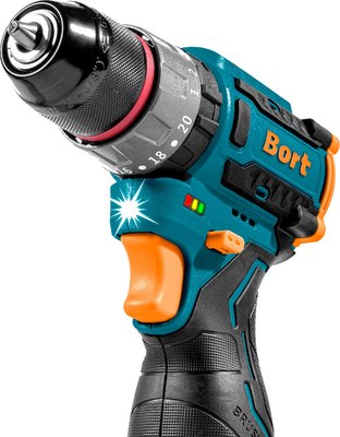 Аккумуляторная дрель-шуруповерт Bort BAB-16U 2x2А.ч (93414882)