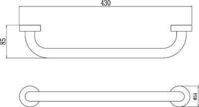Поручень Savol S-010040