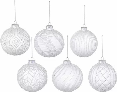 Набор шаров новогодних Tkano New Year Essential Freezy magic / TK24-NY_DEC0004 - фото