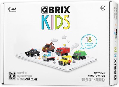 Конструктор QBRIX Kids Городские машинки 30029 - фото