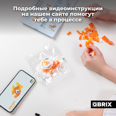 Конструктор QBRIX Kids Домашние животные 12в1 30032