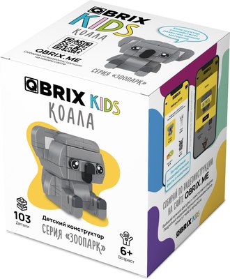 Конструктор QBRIX Kids Зоопарк. Коала 30054 - фото