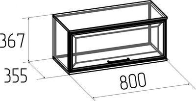 Шкаф навесной Глазов Aurelio 4