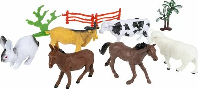 Набор фигурок игровых Bondibon Ребятам о Зверятах / ВВ6469 - фото