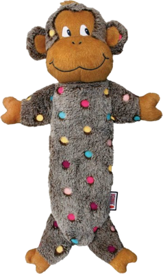 Игрушка для собак KONG Low Stuff Speckl Monkey L / 68468 - фото
