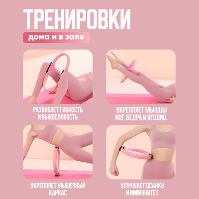 Пилатес-круг Solmax&Fitness FI54709