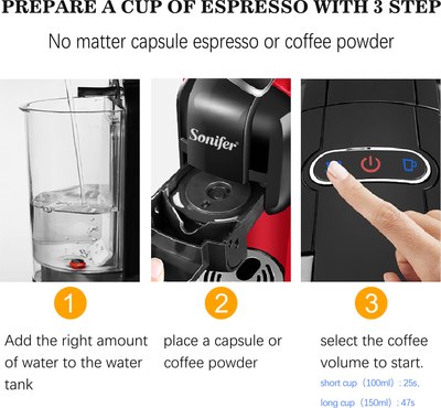Капсульная кофеварка Sonifer SF-3547