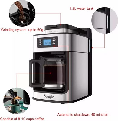 Капельная кофеварка Sonifer SF-3541